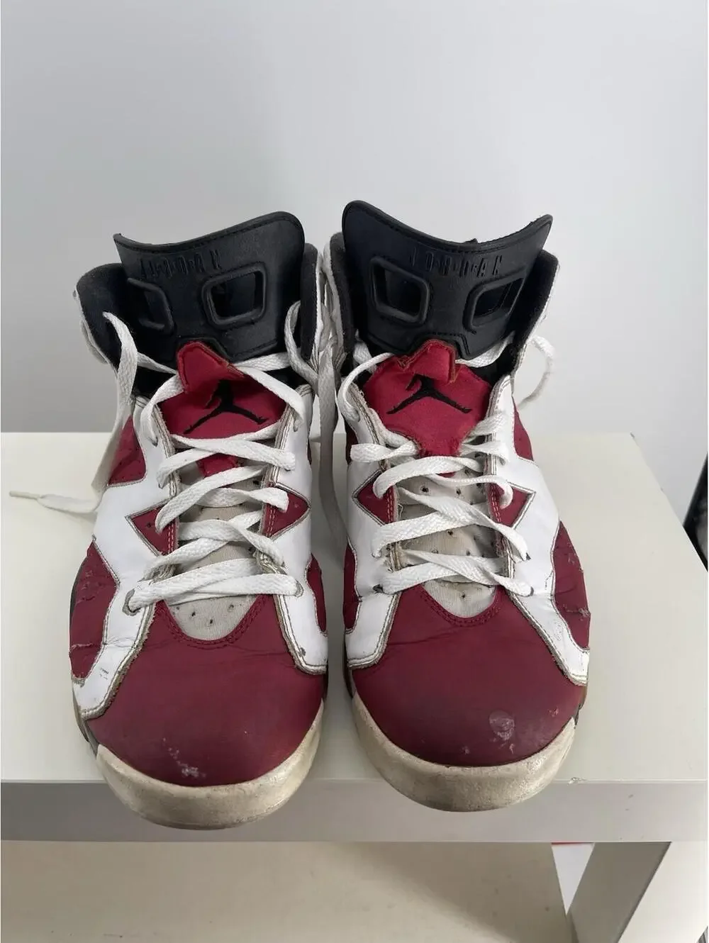 Air Jordan 6 “Carmine” 2014 Size 12 Worn out Read*